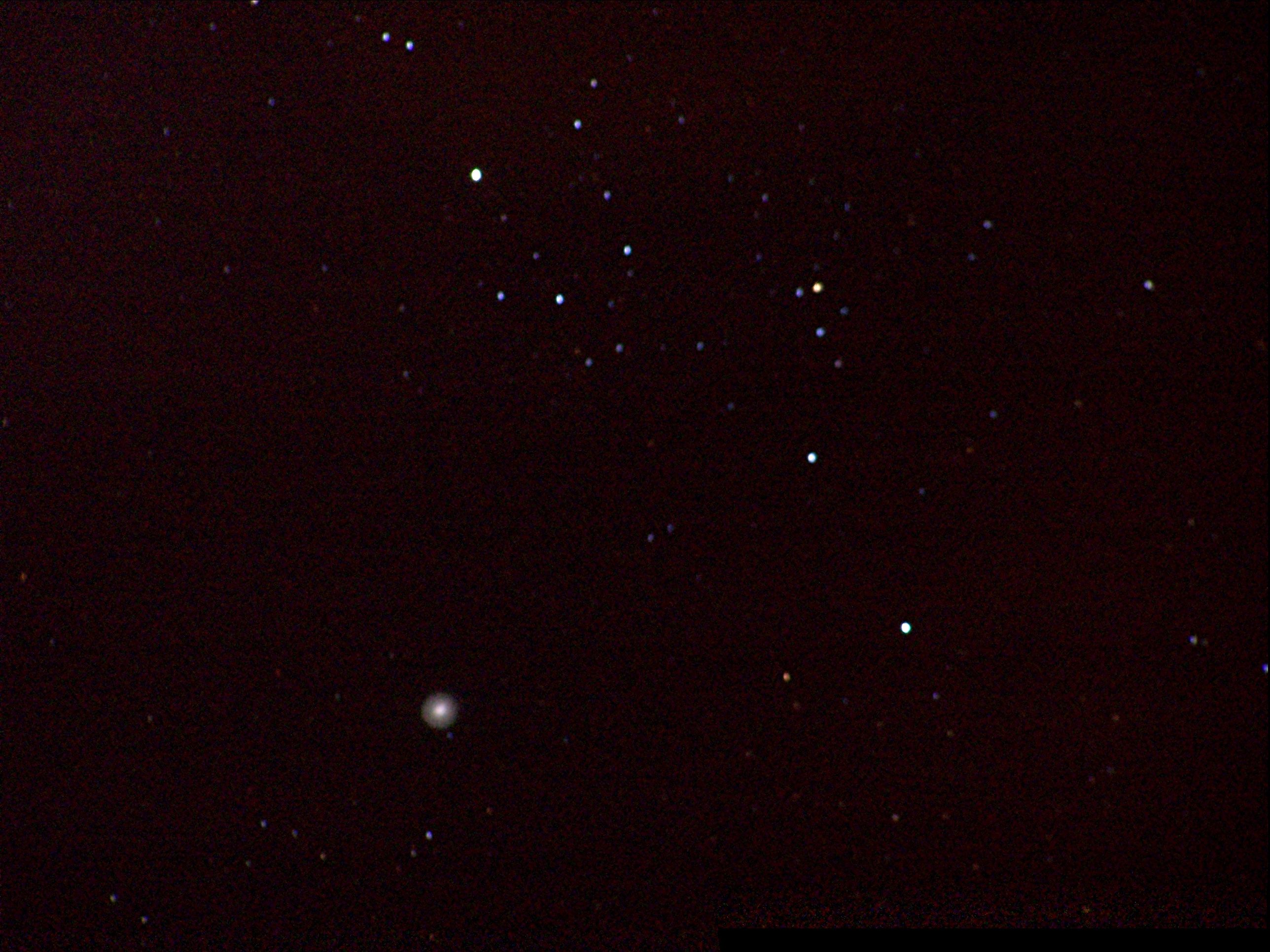 The famous comet 17P/Holmes that explodes as it passed by the sun. 
