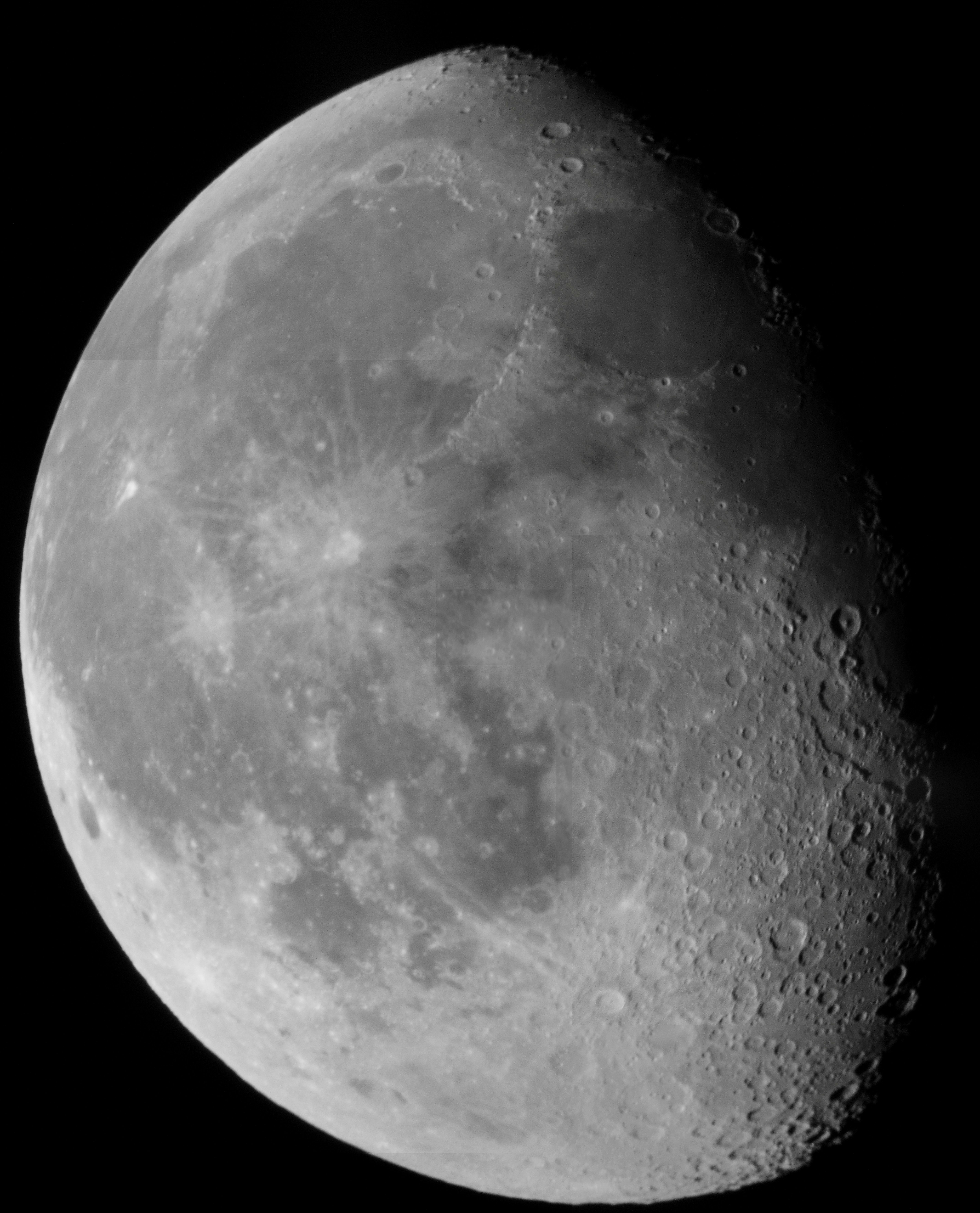 Another collection of lunar images stitched together (this time a bigger view).