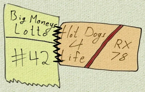 A pairoftickets for two quantum lotteries.