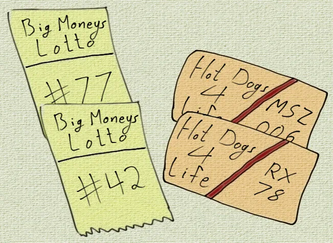 A pair of pairs of lottery tickets