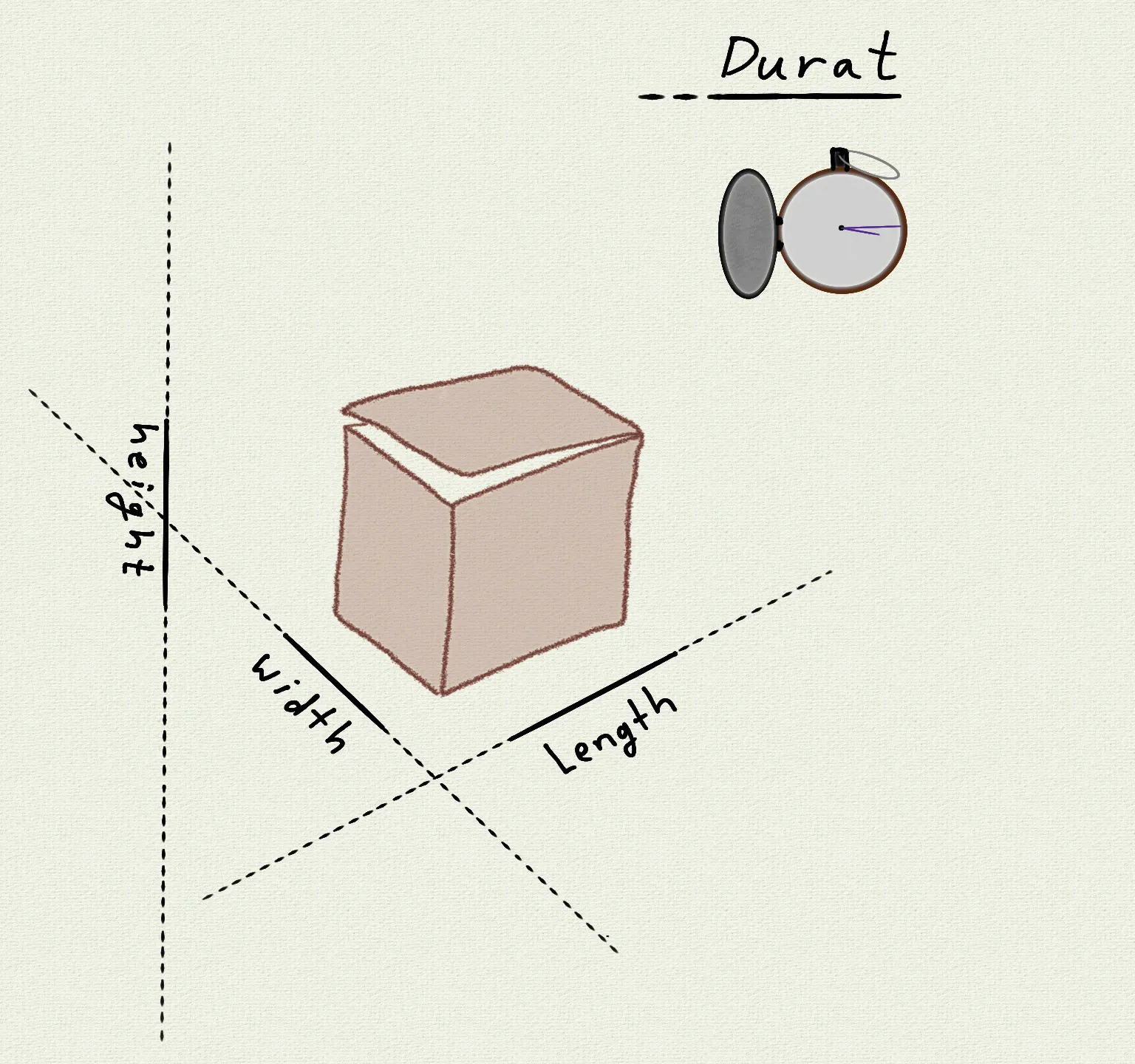 A spacetime box t = 2